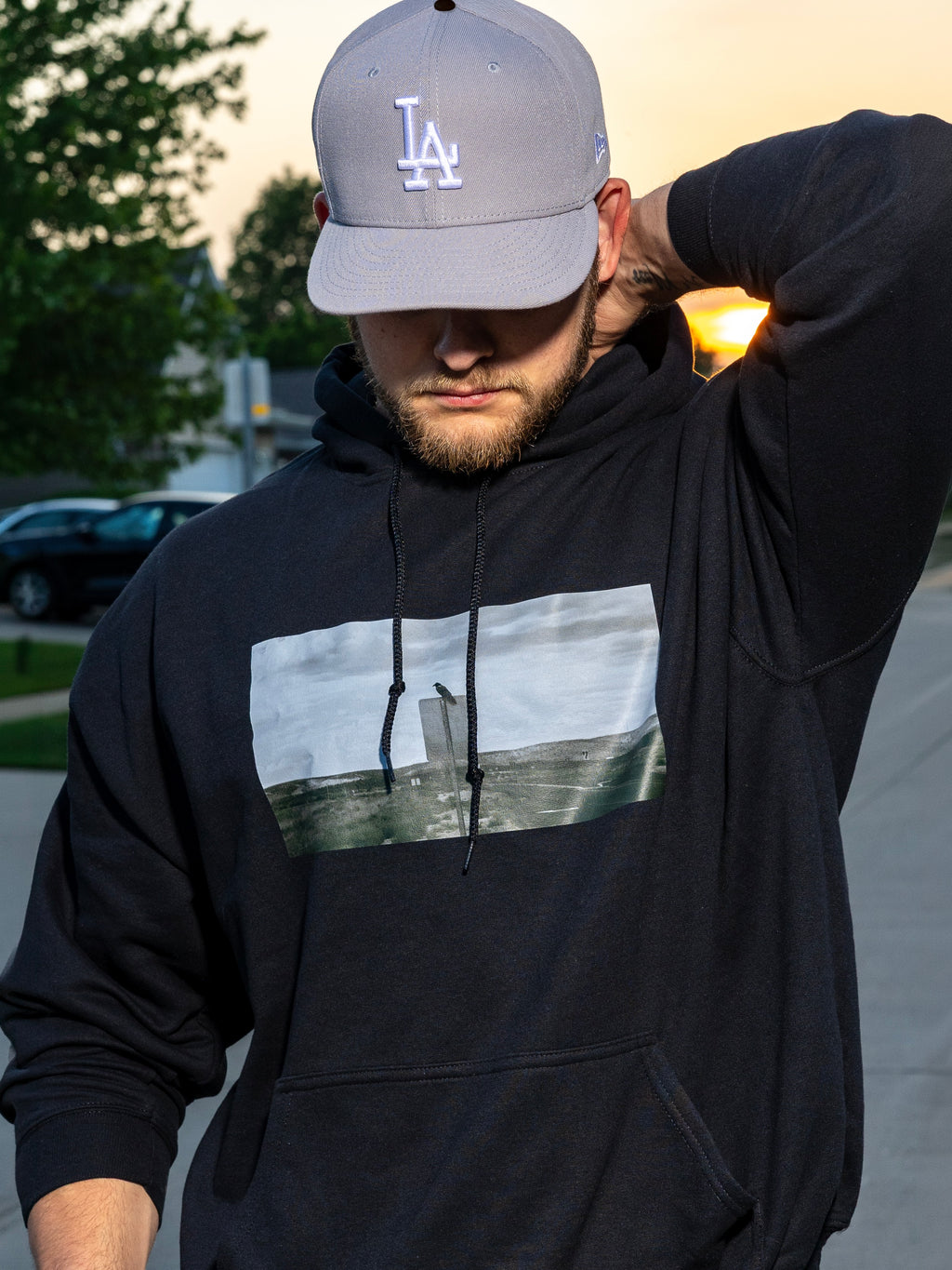 "Horizons" Unisex Crow Hoodie