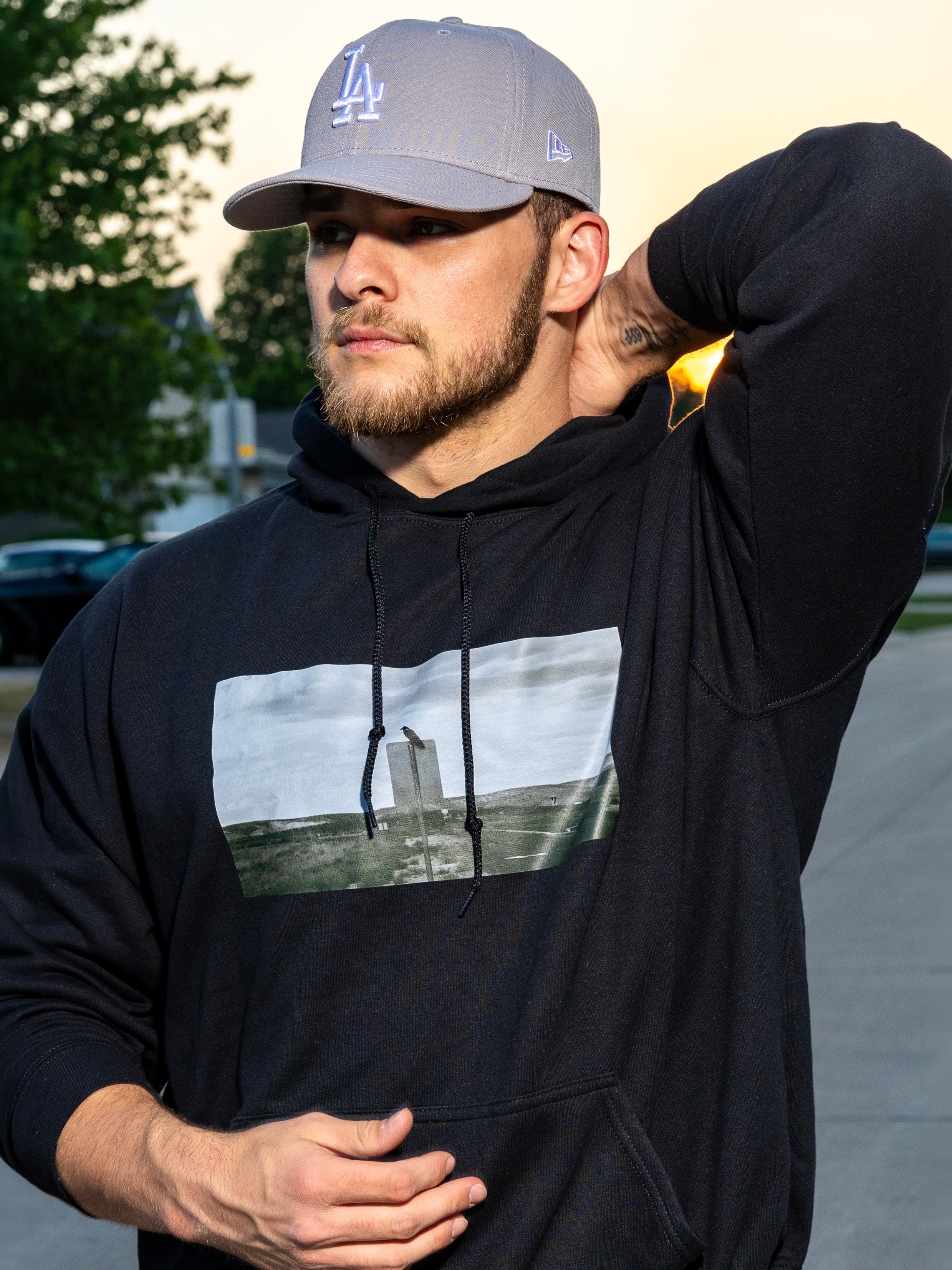 "Horizons" Unisex Crow Hoodie