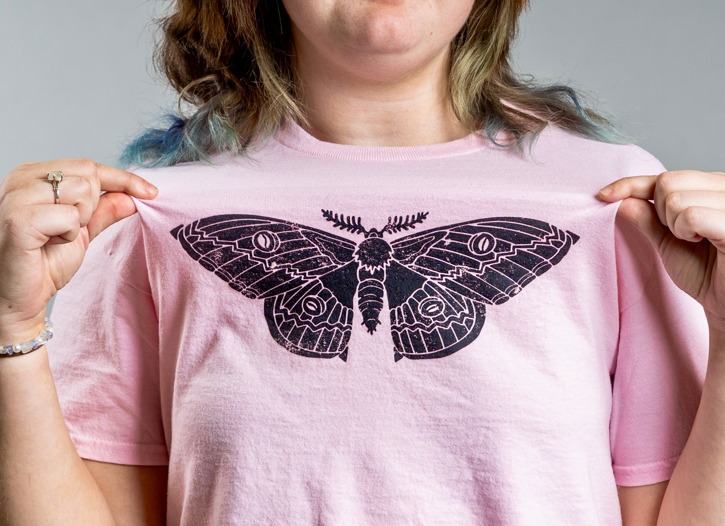 "Follow the light" Unisex Moth Tee