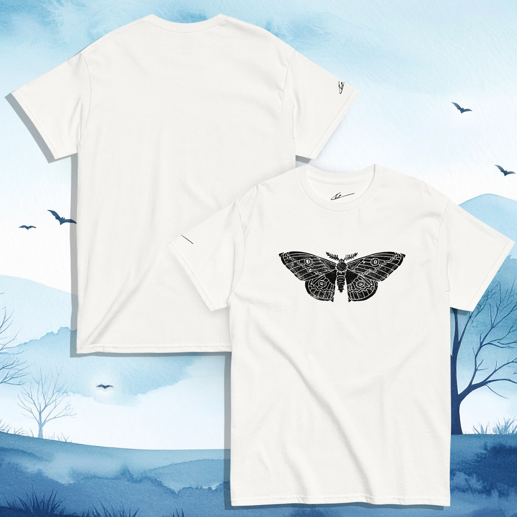 "Follow the light" Unisex Moth Tee
