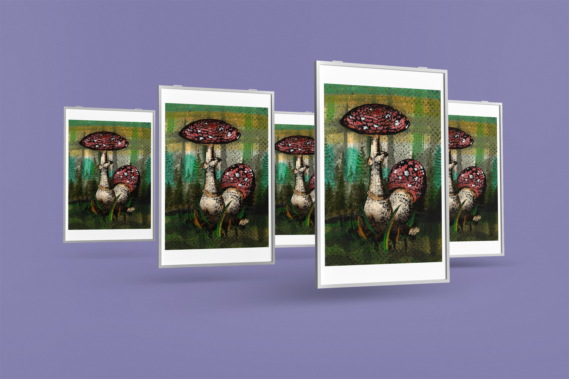 "Spores Season" Fine Art Print