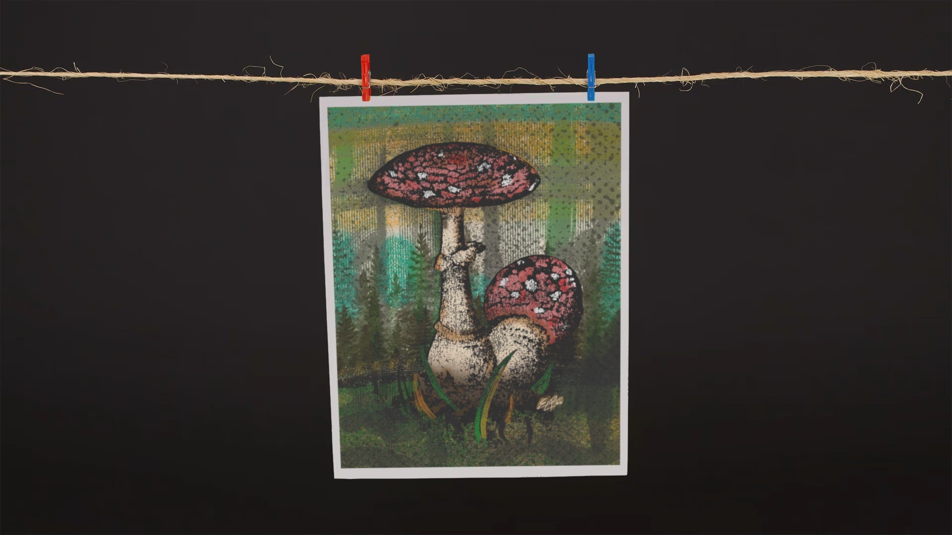 "Spores Season" Fine Art Print