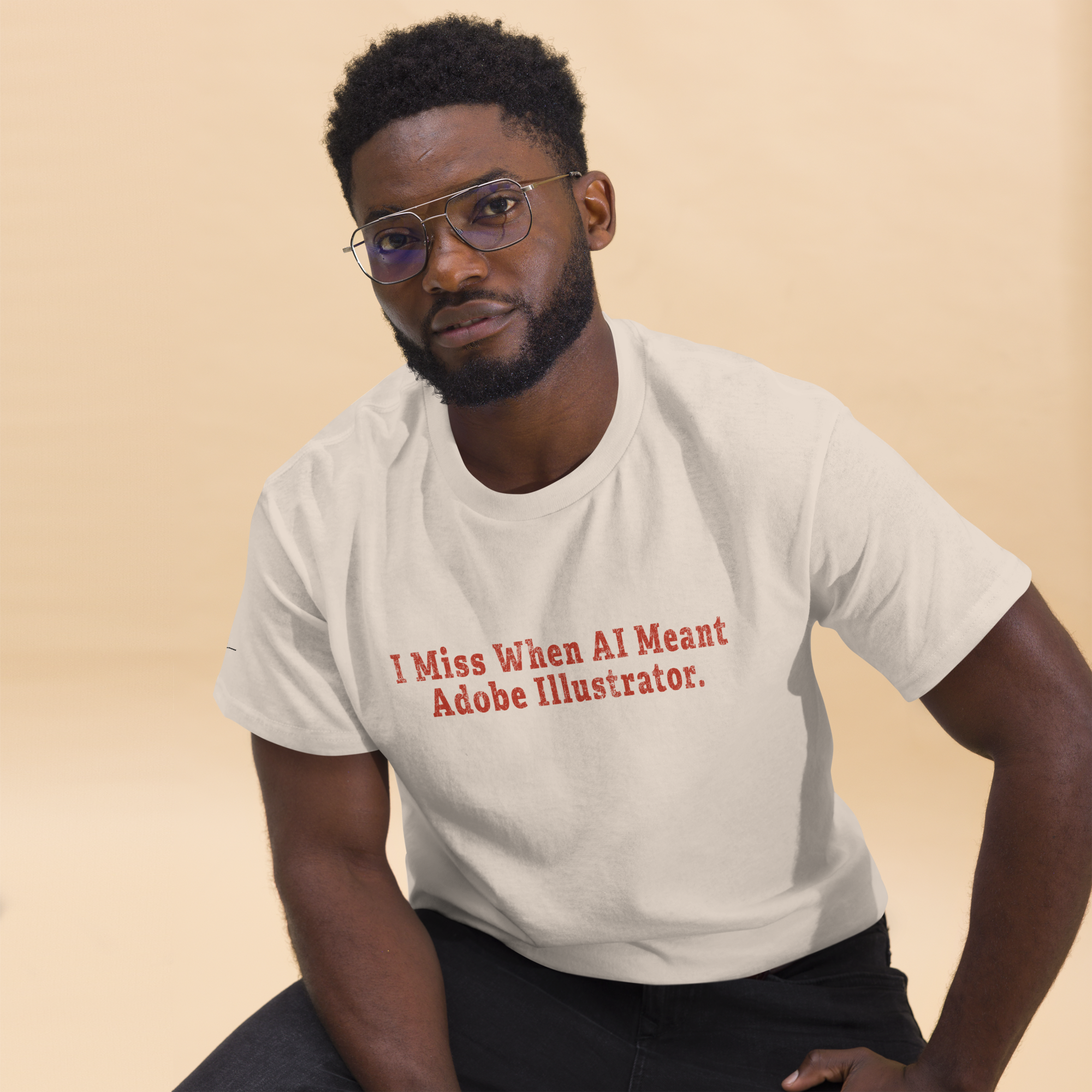 "I Miss When AI Meant Adobe Illustrator" Unisex Graphic Tee