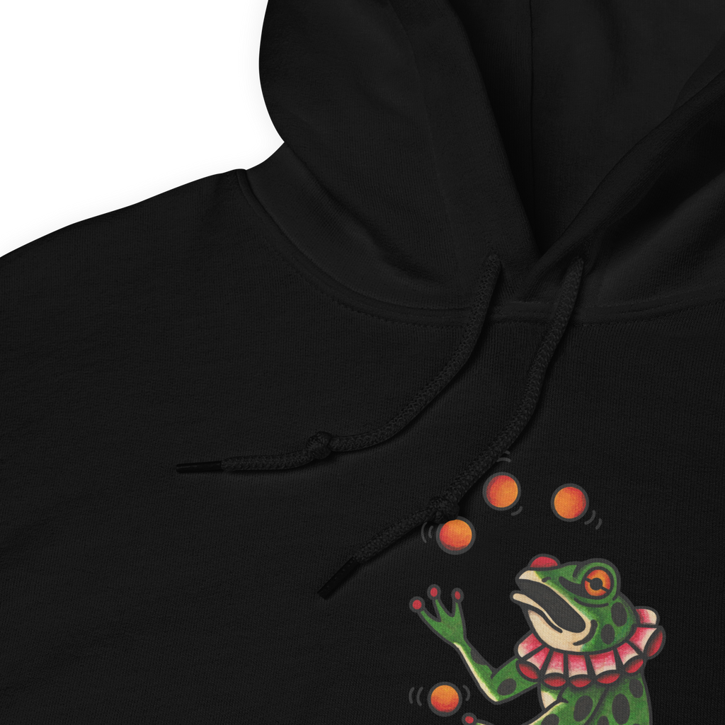 "Balancing Act" Unisex Frog Hoodie