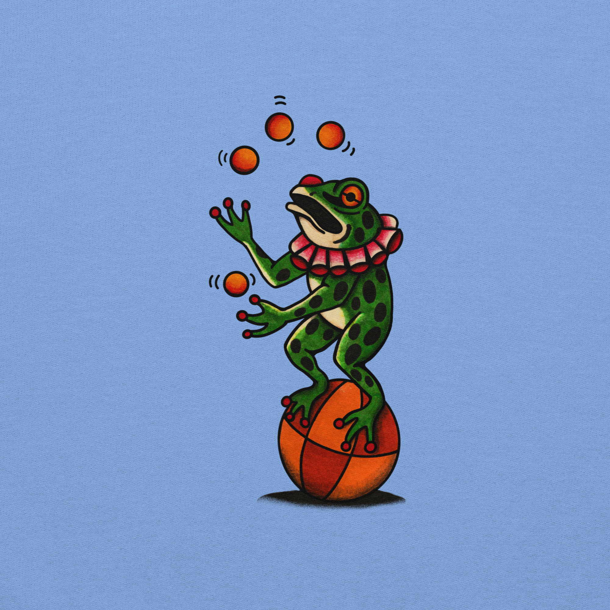 "Balancing Act" Unisex Frog Hoodie