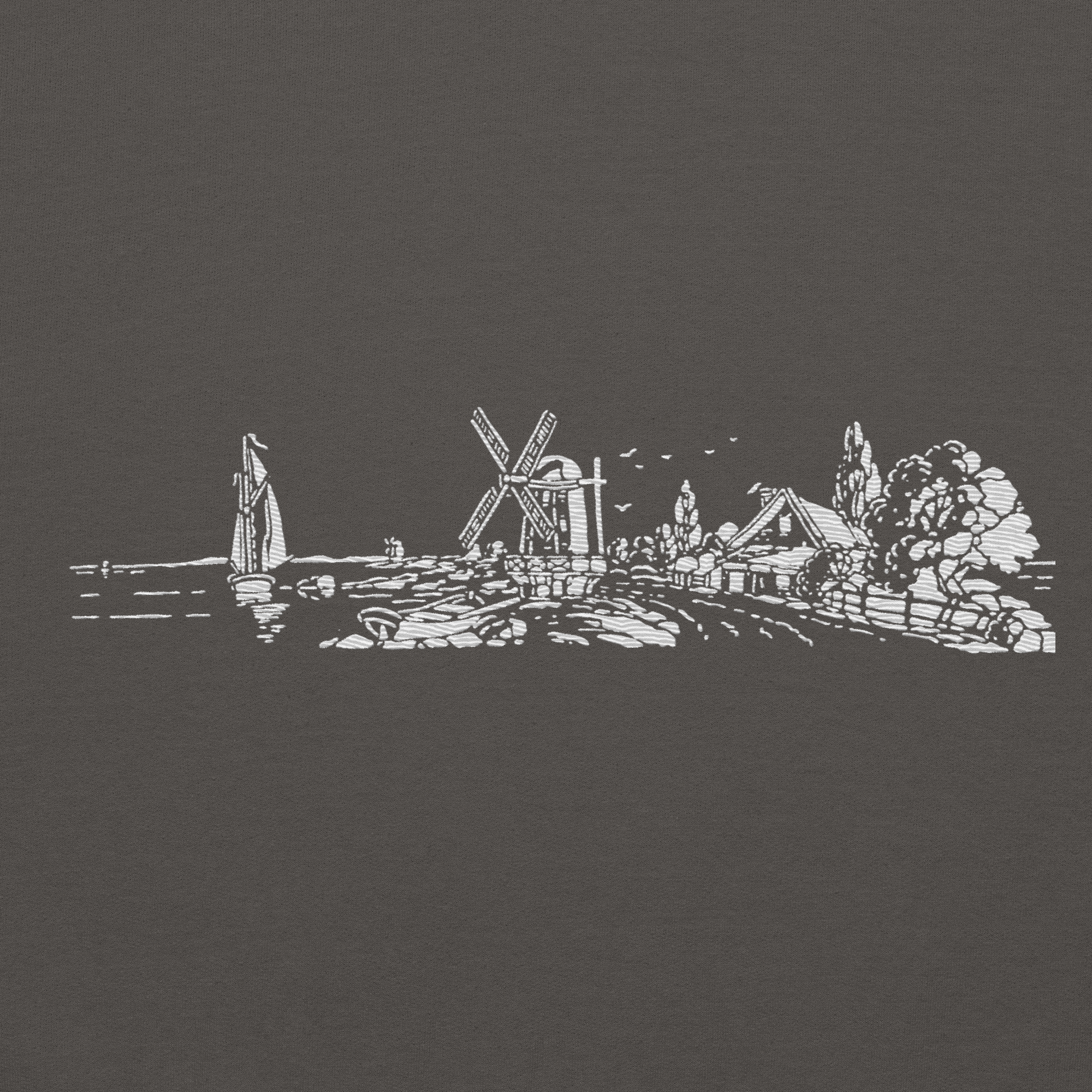 "Lighthouse luminance" Premium Embroidered Unisex Hoodie