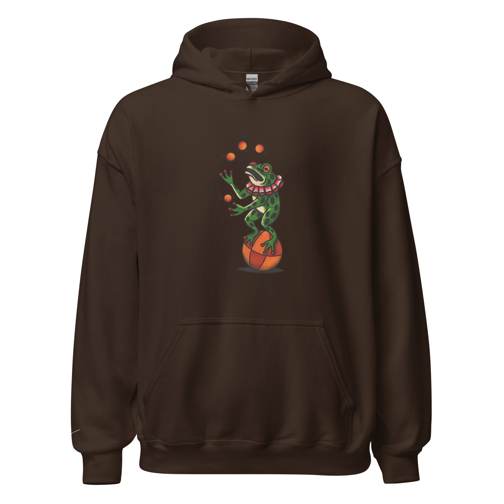 "Balancing Act" Unisex Frog Hoodie