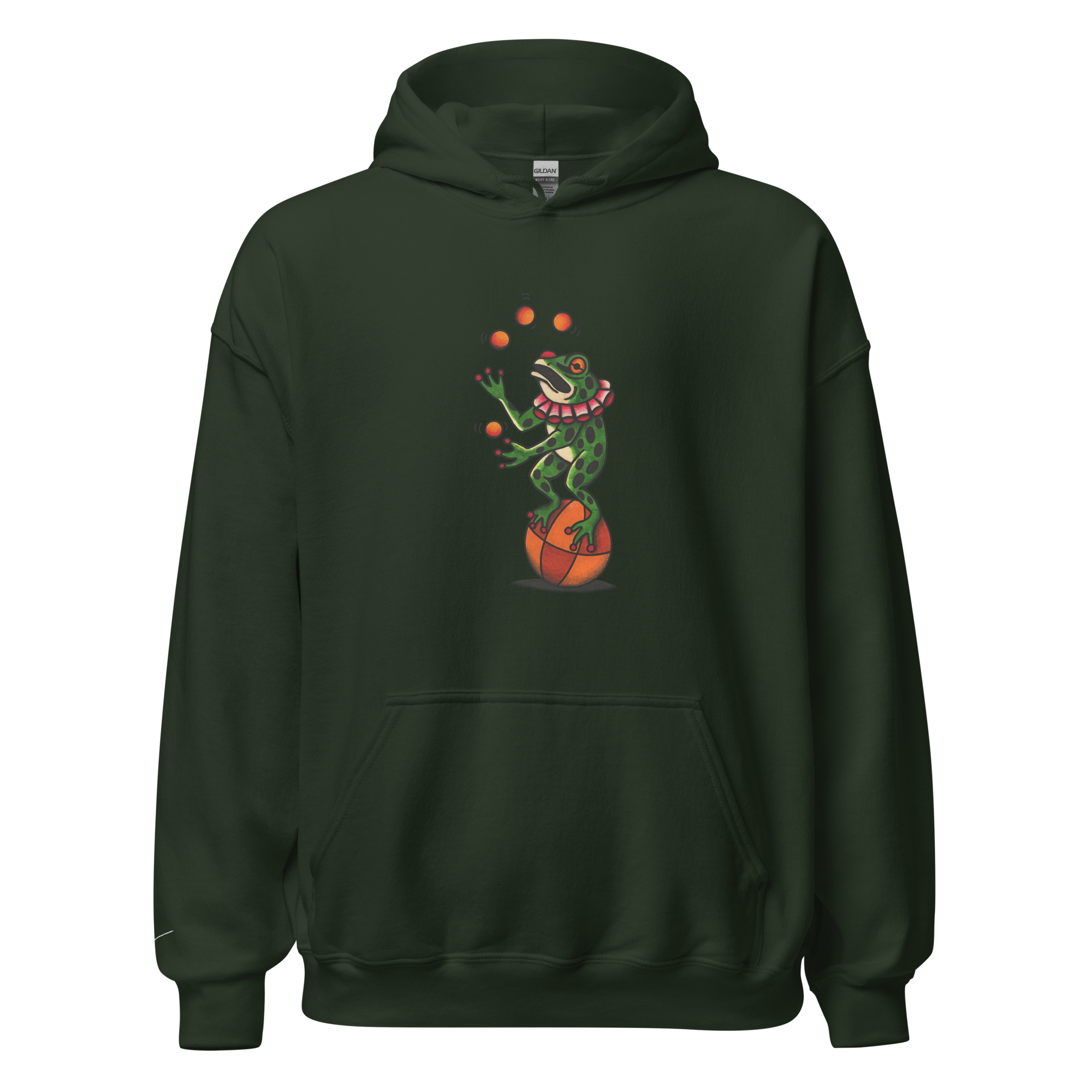"Balancing Act" Unisex Frog Hoodie