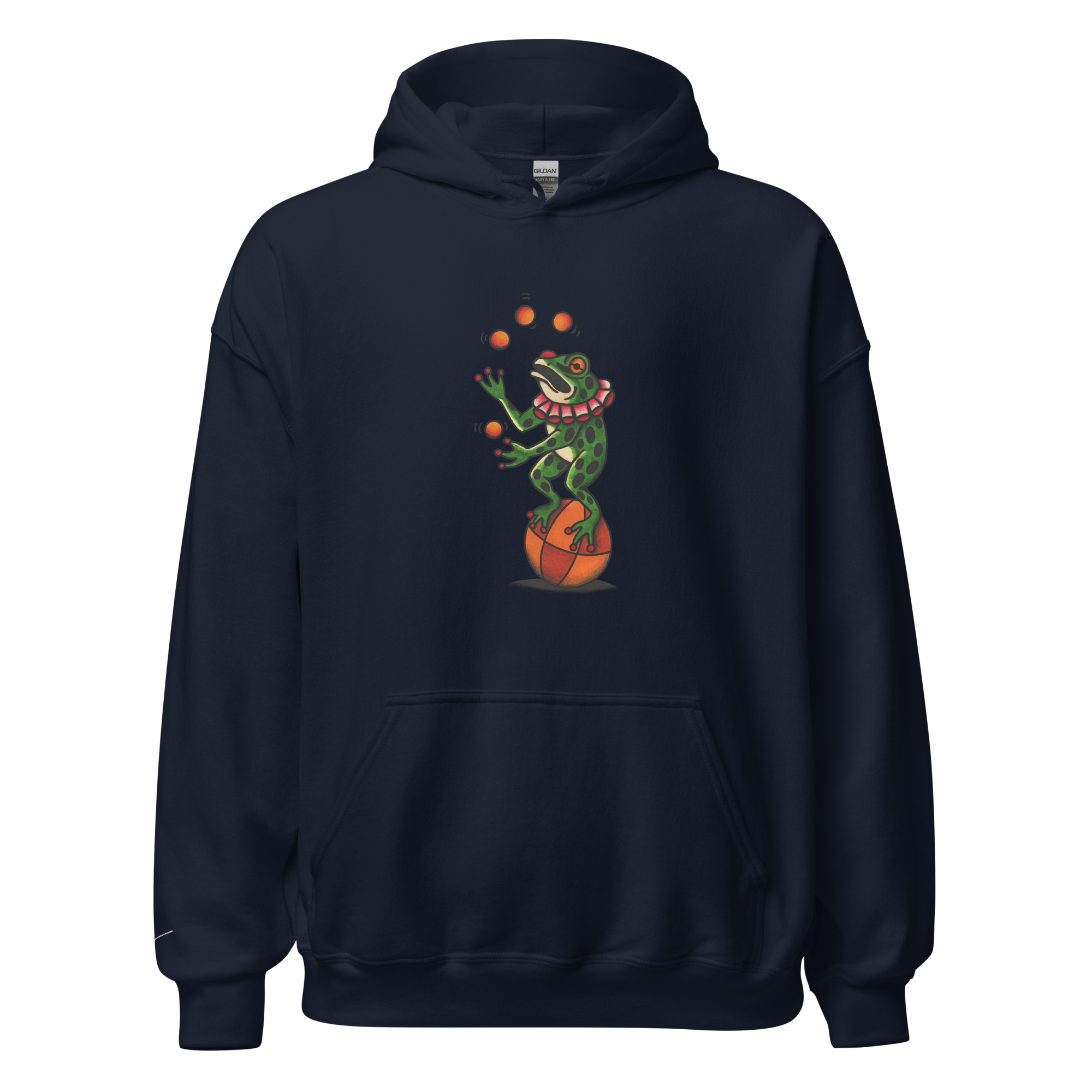 "Balancing Act" Unisex Frog Hoodie